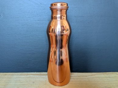 The Original Curved Pure Copper Water Bottle