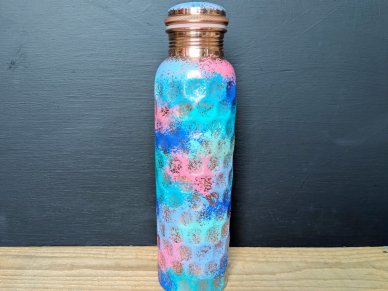 Aqua Camo Pure Copper Water Bottle