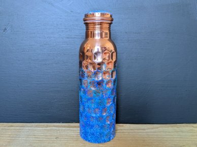 Aqua Splash Diamond Pure Copper Water Bottle