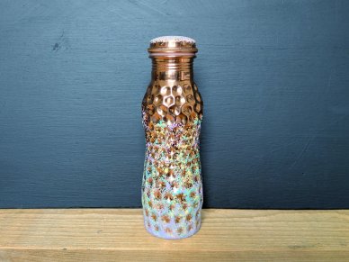Beehive Pure Copper Water Bottle Lilac Candy